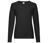 Lady Fit Lightweight Sweatshirt Fruit of the Loom Raglan Long Sleeve Sweat