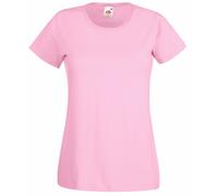 Lady-Fit Valueweight Short Sleeve T-Shirt Set of 5 Fruit Of The Loom Light Pink L