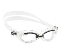 Lady Flash Goggles - Separate Eyepiece Swimming Goggles with Fogproof, Scratchproof, Anti-UV Lenses, Clear/Frame Clear Black - Clear Lens, One Size