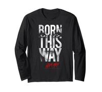 Lady Gaga Born This Way Text Music by Rock Off Long Sleeve T-Shirt
