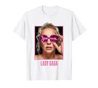 Lady Gaga Joanne Glasses T-Shirt, Men, White, 3X-Large