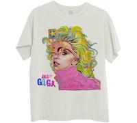 Lady Gaga Men's Colour Sketch T-Shirt in Natural | Size: Medium lady gaga Natural M