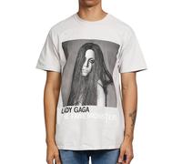 Lady Gaga Men's Fame Monster Cotton T-Shirt in Grey | Size: XL lady gaga Grey XL
