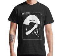 Lady Gaga Mens Tshirt -S- Fame Black