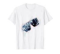 Lady Gaga Official Glasses T-Shirt, Men, White, Large