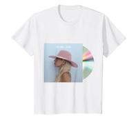 Lady Gaga Official Joanne CD T-Shirt, Youth, White, 4T