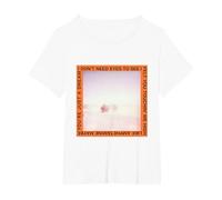 Lady Gaga Official Mistaken Love Polaroid T-Shirt, Women's Plus, White, 6X