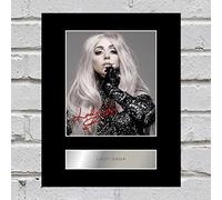 Lady Gaga Signed Mounted Photo Display #3