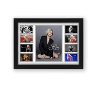 Lady Gaga Signed Poster Print- Limited Edition Autograph Fan Gift - Collectible Memorabilia Merchandise (Unframed, A4 (30x20cm))