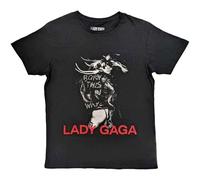 Lady Gaga T Shirt Leather Jacket Official Unisex Black S