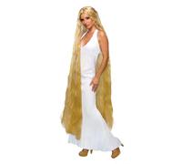 Lady Godiva Wig Super Long Blonde Fairytale Princess Wig Fancy Dress