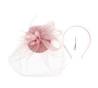 Lady Headwear With Rose Headband For Christmas New Year Bridal Party 1920s Tophat Elegant Bride Wedding