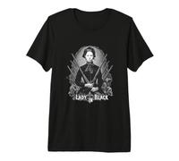 Lady in Black Civil War Disturbing Widow American Legend Premium T-Shirt