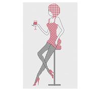 Lady in Red - Blackwork Embroidery Kit