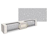 Lady Jayne Dove Gray With Stars Baby Powder Scented Drawer Liners -- 6 Sheets