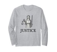Lady Justice Ben Franklin Virtue Long Sleeve T-Shirt