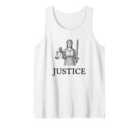 Lady Justice Ben Franklin Virtue Tank Top