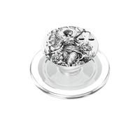 Lady Justice Broken Clock Sword Scales Floral Art PopSockets PopGrip for MagSafe