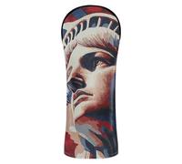 Lady Liberty Presidents Day Art Golf Head Cover Waterproof Headcovers with Number Tag Designed to Fit All Woods and Drivers