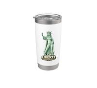 Lady Liberty Taking Back Her Freedom Statue Stainless Steel Insulated Tumbler