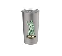 Lady Liberty Taking Back Her Freedom Statue Stainless Steel Insulated Tumbler