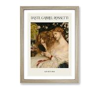 Lady Lilith By Dante Gabriel Rossetti Exhibition Museum Painting Framed Print | A3 Oak Framed Wall Art | Ready to Hang | Modern Historical Picture | Living Room Bedroom Lounge Office