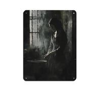 Lady Macbeth Handwashing Retro Poster Metal Tin Sign Chic Art Retro Iron Painting Bar People Cave Cafe Family Garage Poster Wall Decoration 12x16inch(30x40cm)