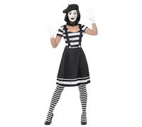 Lady Mime Artist Adult Costume Large