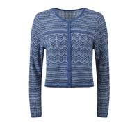 Lady O-Neckline Long Sleeve Wear Women Single-Breasted Casual Office Slim Knits Cardigan Blue S(US-4)