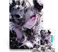Lady of Death skullsJigsaw Puzzles for teenagers 1000 Pieces Learning Educational Toy deal as gifts for the whole family 38x26cm