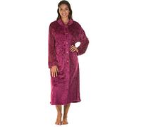 Lady Olga Embossed Button Gown 4074 Dark Rose 18-20