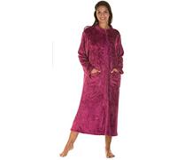 Lady Olga Embossed Zip Gown 4046 Dark Rose 18-20