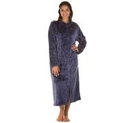 Lady Olga Embossed Zip Gown 4046 Navy 14-16