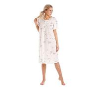 Lady Olga Ladies Nightdress Short Sleeve Floral Print