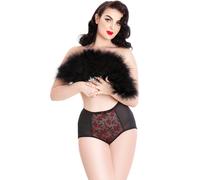 Lady Olga Women's British Made Cherry Blossom High Waisted Brief | Size: 22 Lady Olga Multicolor 22