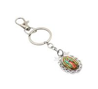Lady Pattern Keychains Our Lady of Guadalupe Ornament Suitable for Baptism and First Communion Religious Gifts Wedding Religious Souvenir