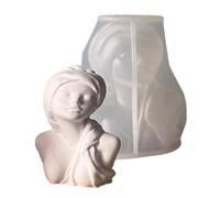 Lady Sculpture Silicone Molds for Making Soap Making Mold Female Statue for Epoxy Resin Female Figurine