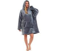 Lady Selena Hooded Blanket Top Lounge Fleece Sherpa Original Blankets Sweatshirt Hoodie As Seen On TV Warm Soft Cozy One Size Fits All Men Women Girls Boys