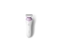 Lady Shaver Series 6000 - cordless wet and dry shaver with 4 accessories, body scrub glove, comb attachment (model BRL136/00)