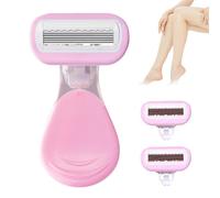 Lady Shaver, Shavers for Women, Bikini Trimmer Women, Body Hair Trimmer, Suitable for Body, Bikini Thread, Facial Hair And Eyebrows, Women's Close Fitting Hair Remover, with Replacement Head