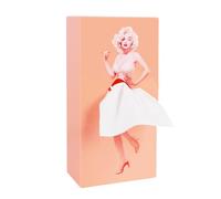 Lady Skirt Tissue Box Holder, Creative Beige Tissue Box Covers as Flying Cartoon Girl Skirt for Home Dining Room Car and Office, 25.5Cm*13Cm*7.7Cm(10In*5.1In*3.02In) Rectangle