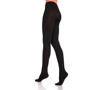 Lady Sofia Soft Microfiber Opaque Tights 100 Denier (S, Black)