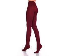 Lady Sofia Soft Microfiber Opaque Tights 100 Denier (S, Wine)