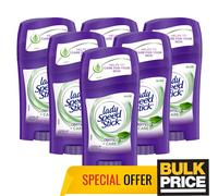 Lady Speed Stick Aloe Deodorant 48H Sweat Odor Protection Fresh Scent 40g 6-Pack