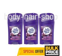 Lady Speed Stick Black Orchid Stick Deodorant 48H Sweat Odor Protect 40g 3-Pack