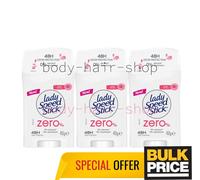 Lady Speed Stick Zero Rose Petals Deodorant 48H Odor Protection 40g Bulk 3-Pack