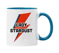 Lady Stardust Mug David Bowie Glam Rock Cup Gift for Her (Blue)