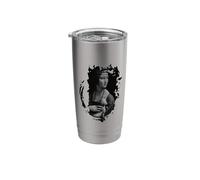 Lady with an Ermine Grunge Stainless Steel Insulated Tumbler