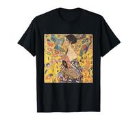 Lady with Fan by Gustav Klimt T-Shirt