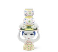 Lady with Hat Candlestick H 16 cm Bjorn Wiinblad